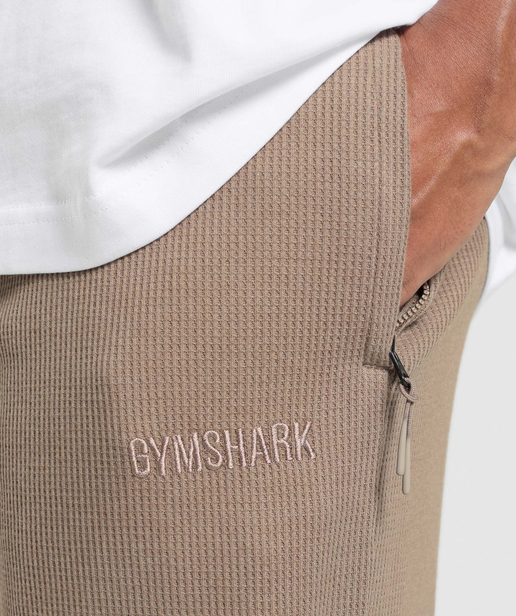GYMSHARK WAFFLE STRAIGHT LEG JOGGERS