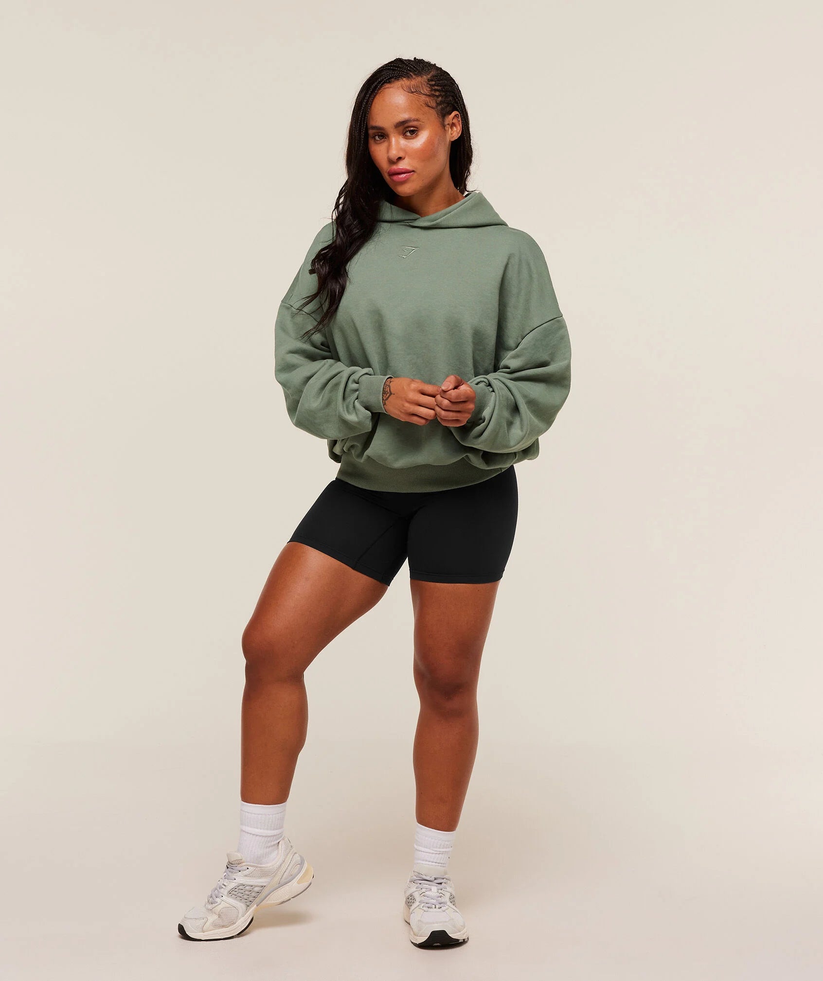 POWER WASHED OVERSIZED HOODIE