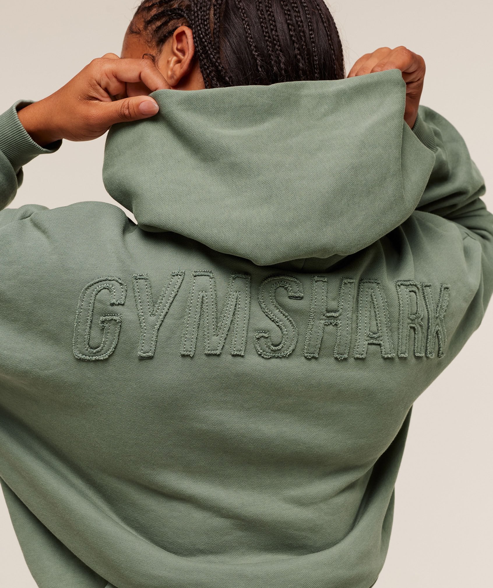 POWER WASHED OVERSIZED HOODIE