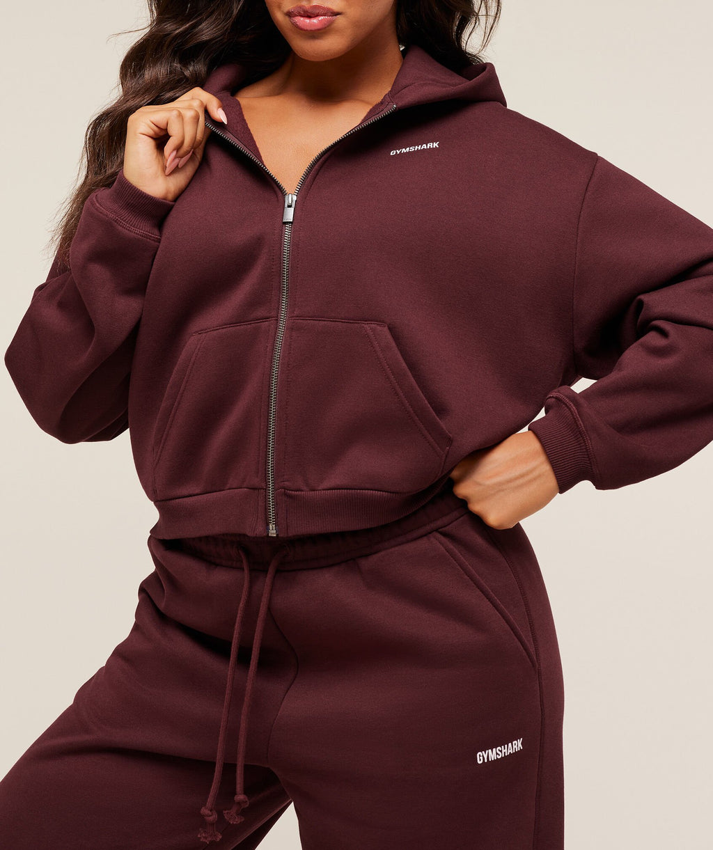 COSY LUXE ZIP THROUGH HOODIE