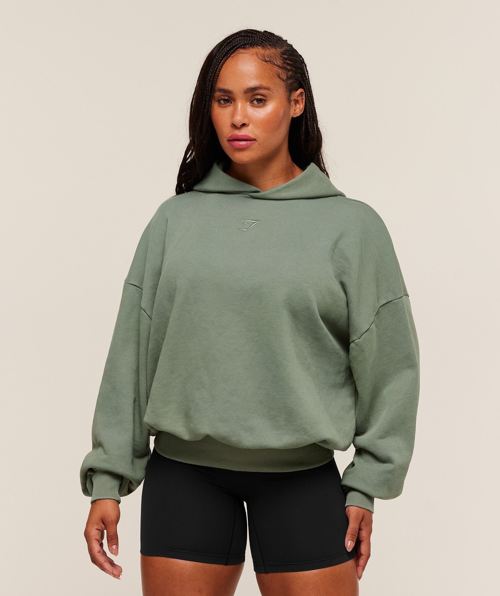 POWER WASHED OVERSIZED HOODIE