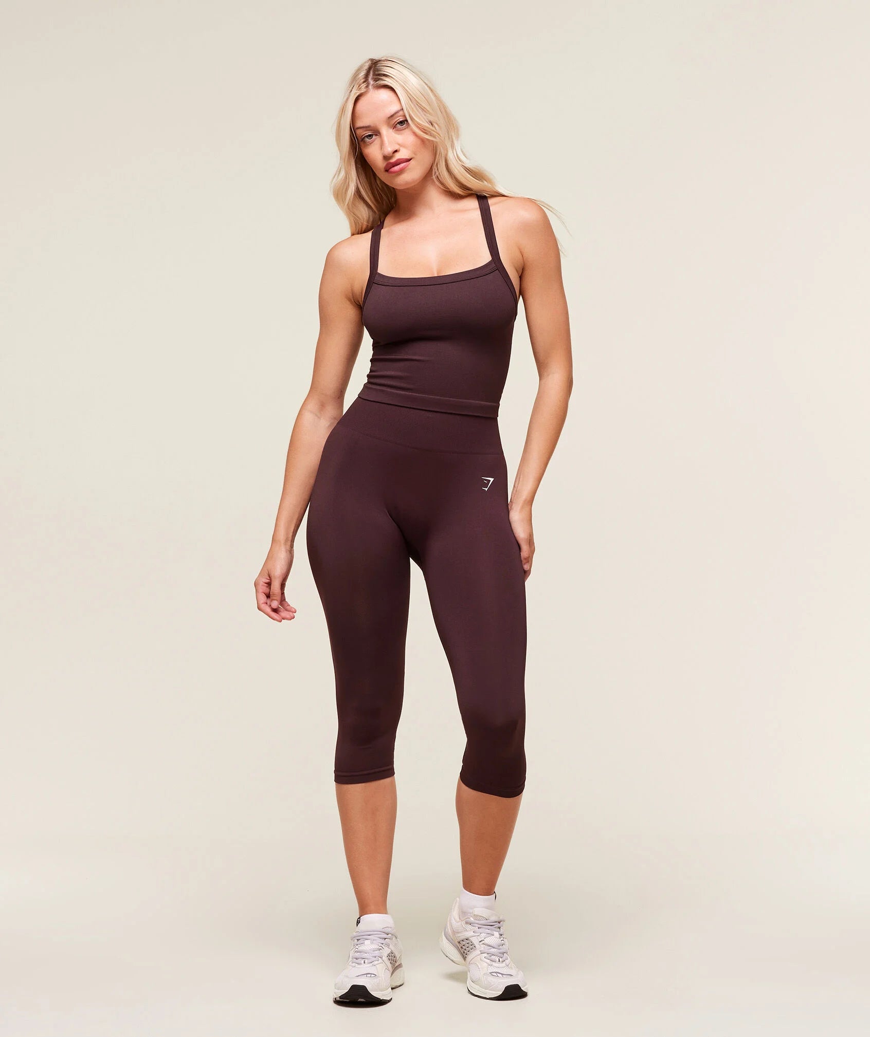 GYMSHARK EVERYDAY SEAMLESS RIBBED MIDI TOP