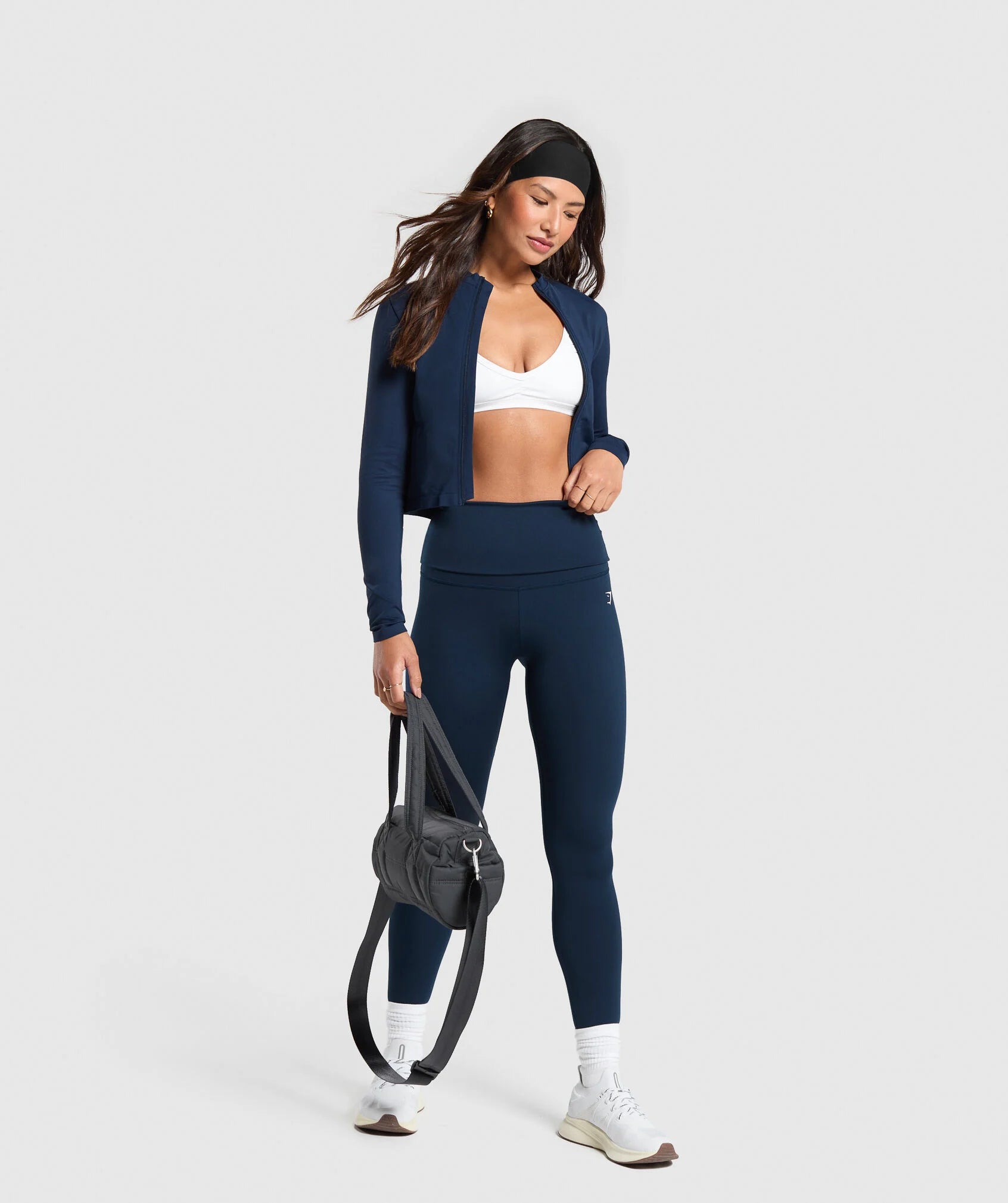 GYMSHARK EVERYDAY SEAMLESS ZIP TRACKTOP