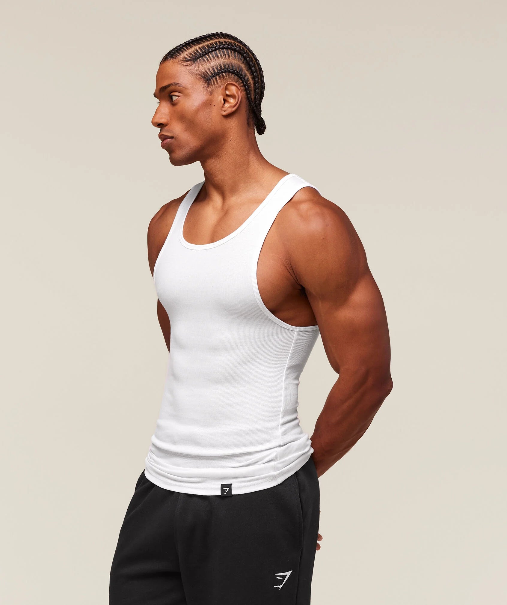 GYMSHARK RIBBED TANK 1 PACK