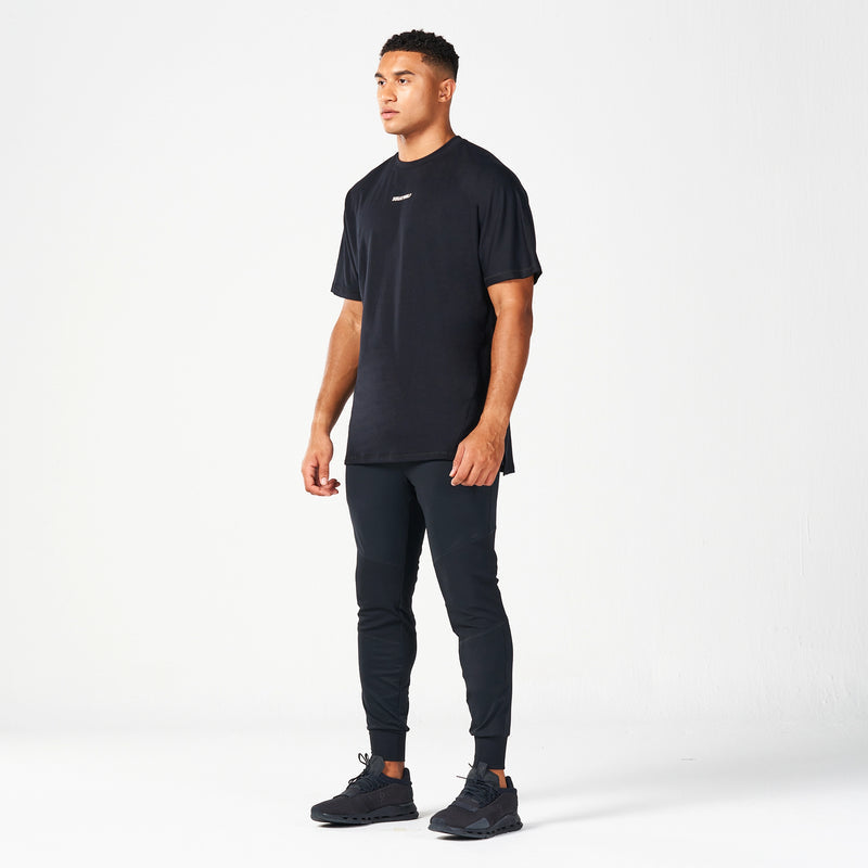 SQUATWOLF OVERSIZED PUMP COVER TEE - BLACK