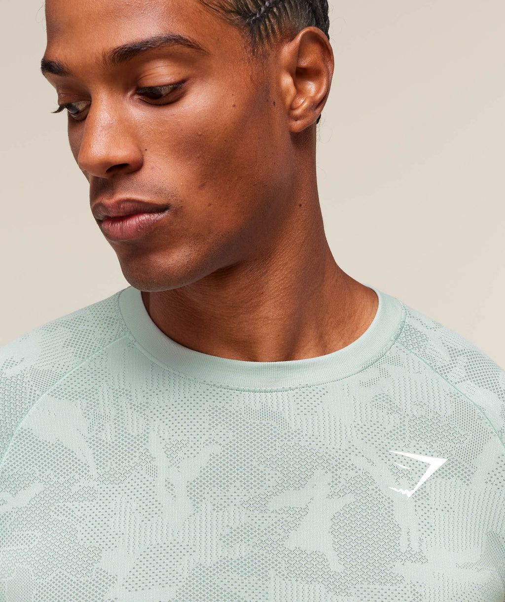 GYM SHARK GEO SEAMLESS T-SHIRT