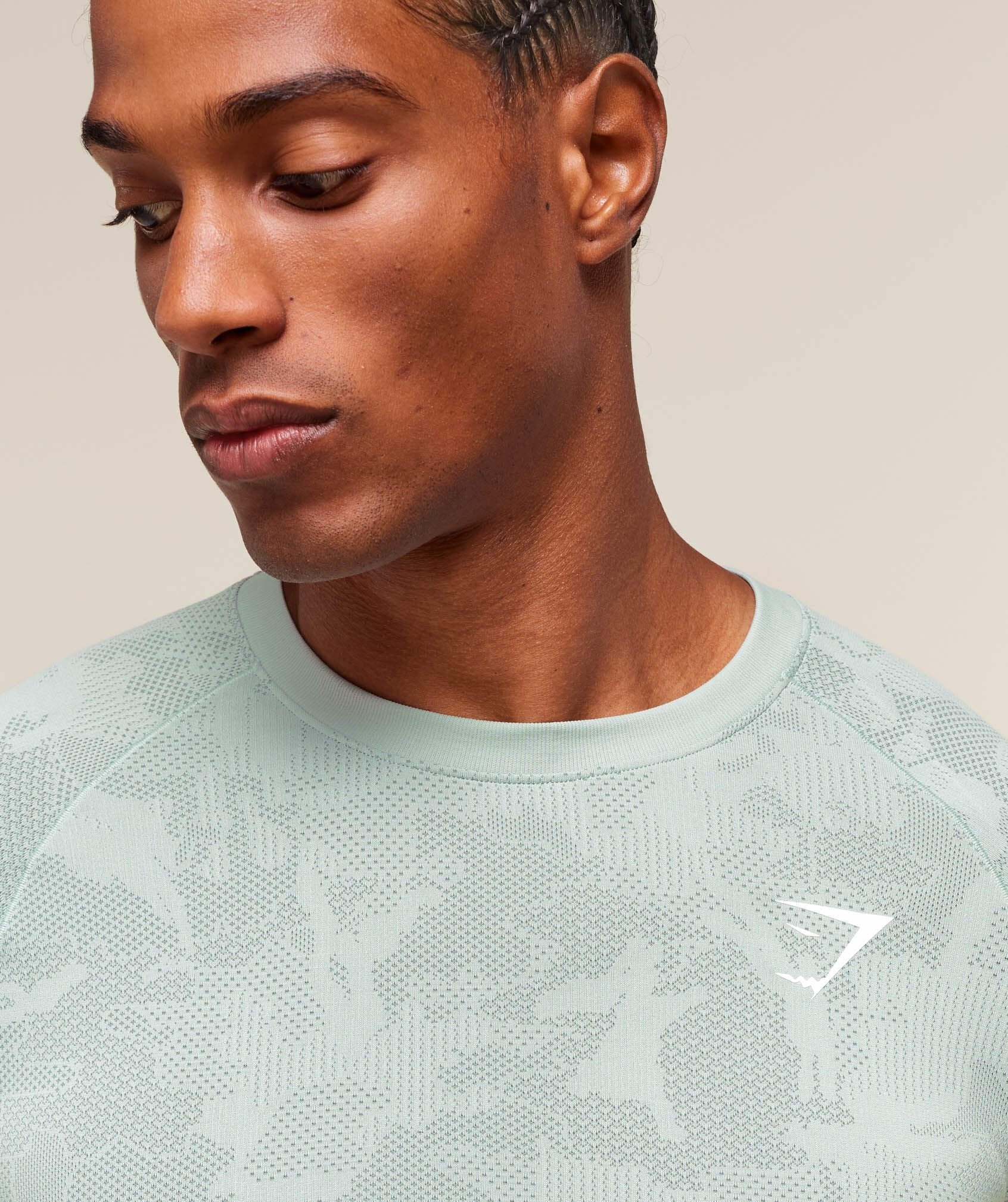 GYM SHARK GEO SEAMLESS T-SHIRT
