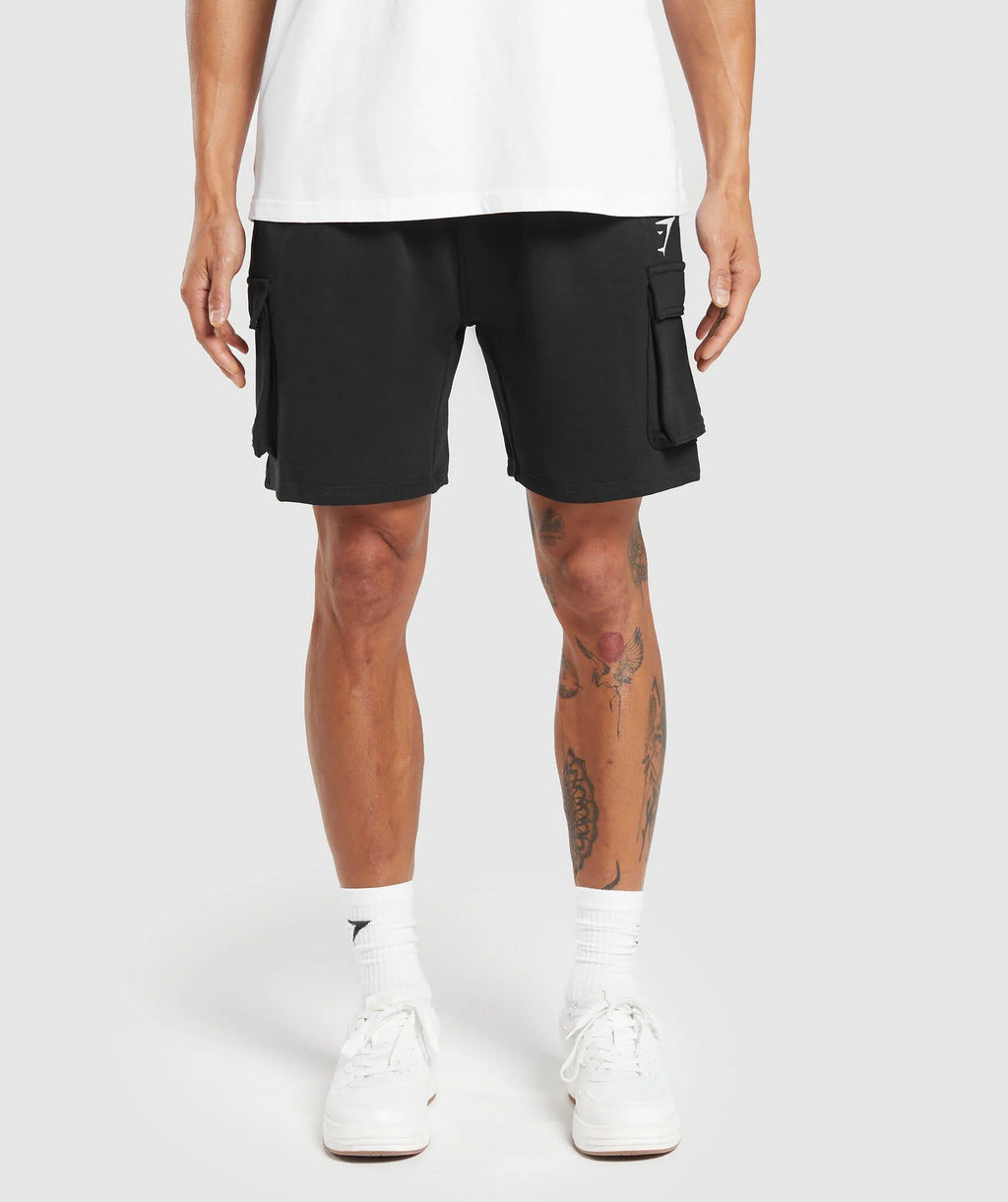 GYMSHARK CREST 7" CARGO SHORTS