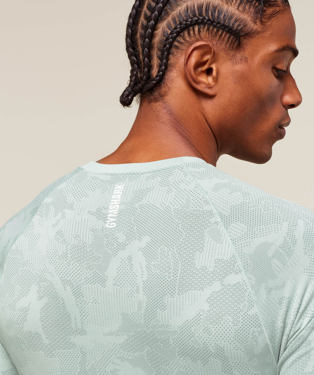 GYM SHARK GEO SEAMLESS T-SHIRT