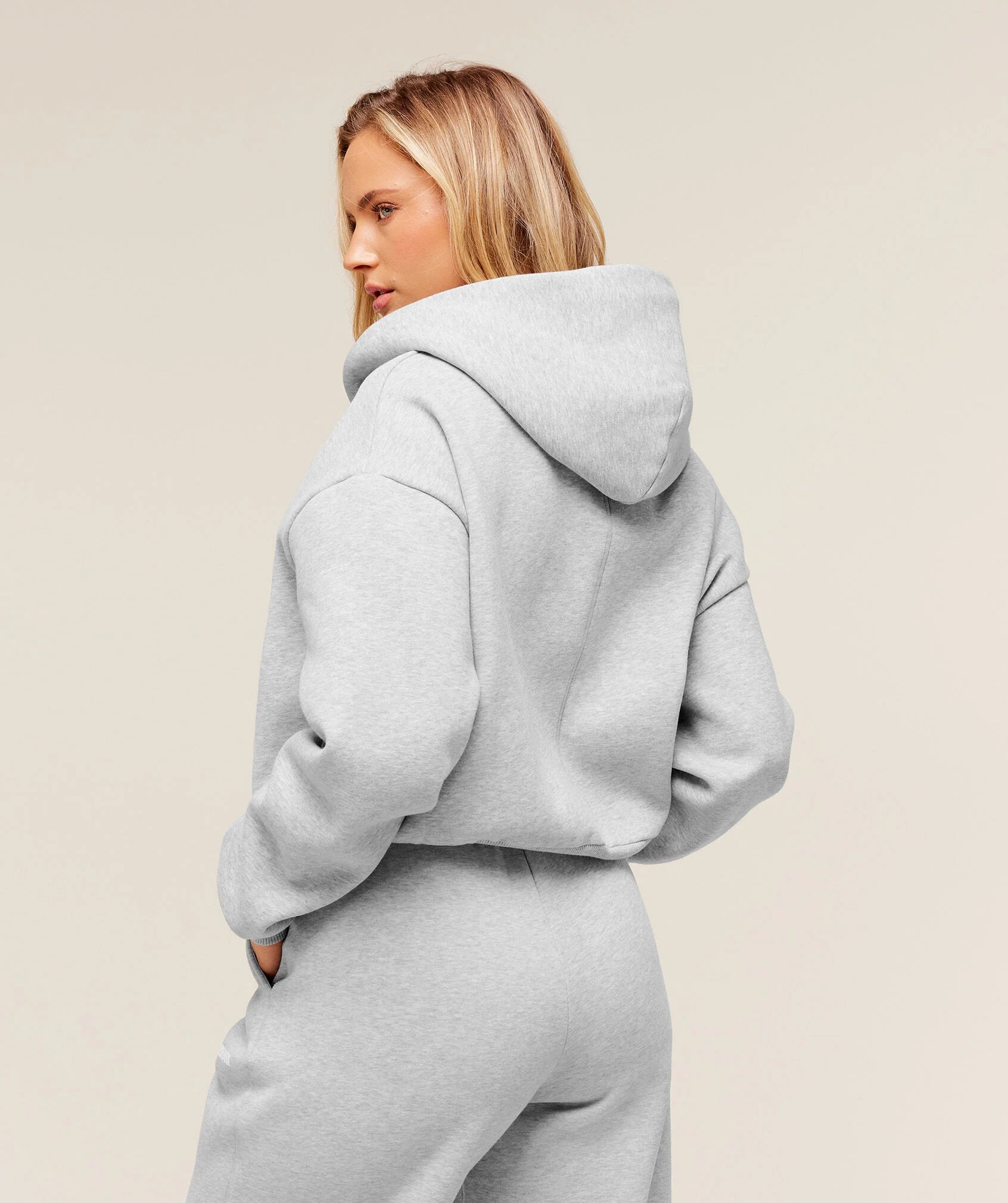 COSY LUXE ZIP THROUGH HOODIE