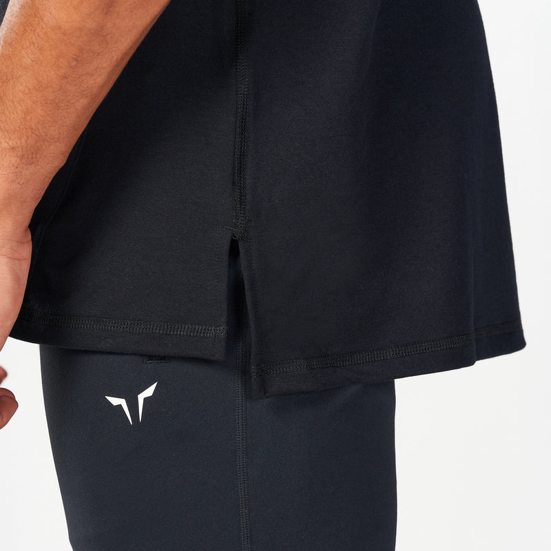 SQUATWOLF OVERSIZED PUMP COVER TEE - BLACK