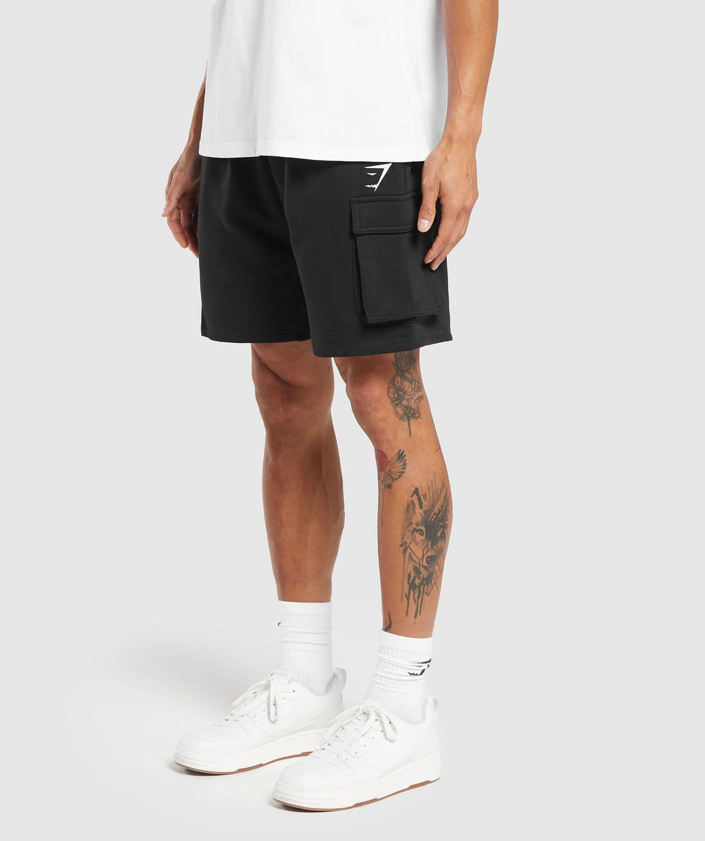 GYMSHARK CREST 7" CARGO SHORTS
