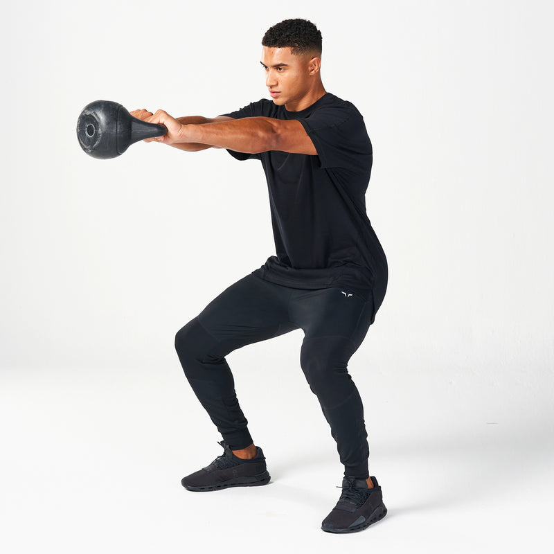 SQUATWOLF OVERSIZED PUMP COVER TEE - BLACK