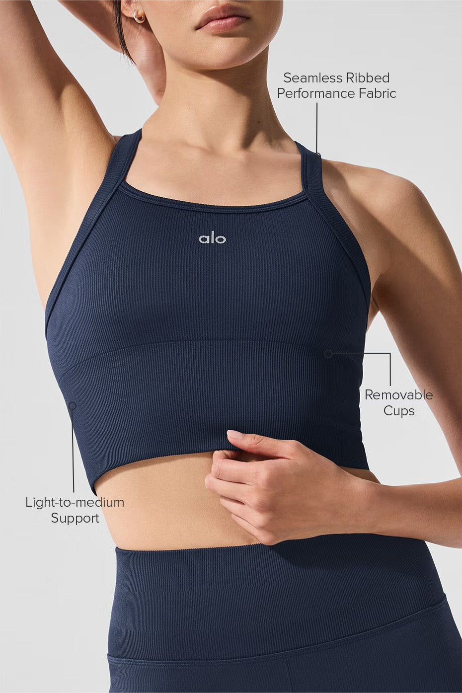 SEAMLESS RIBBED FAVORITE BRA TANK
