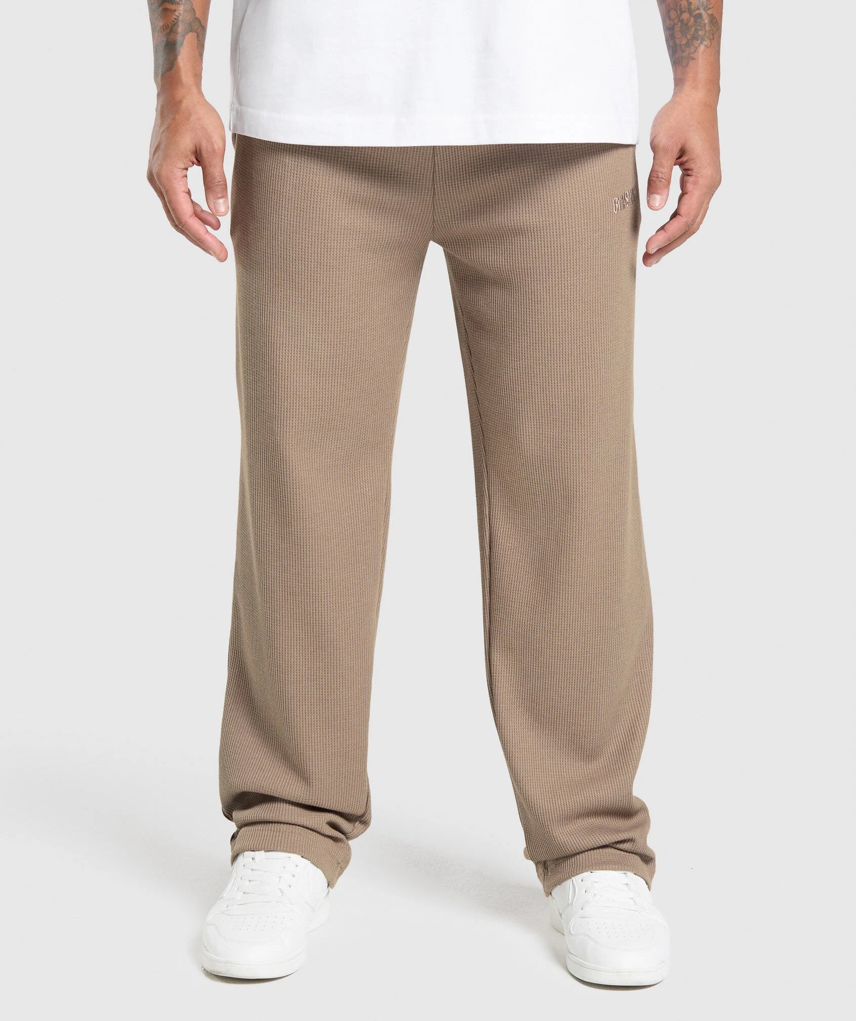 GYMSHARK WAFFLE STRAIGHT LEG JOGGERS