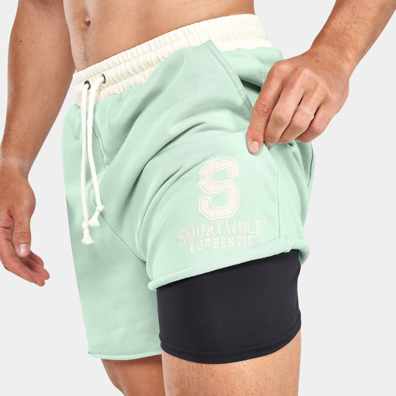 SQUATWOLF - GOLDEN ERA AUTHENTIC 2-IN-1 5” SHORTS