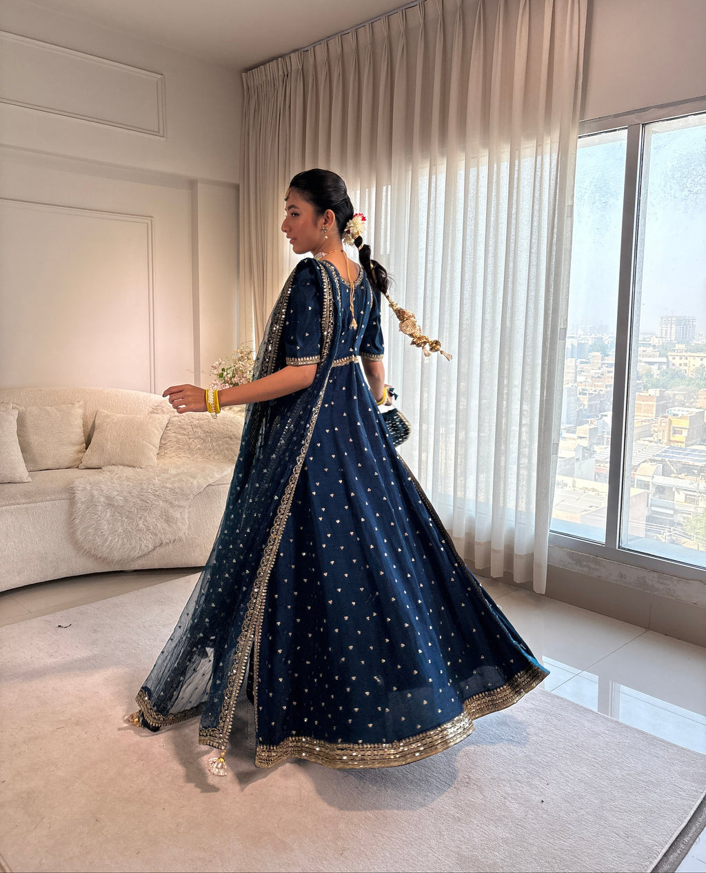 ALO - HIGH-WAIST EASY SWEAT SHORT