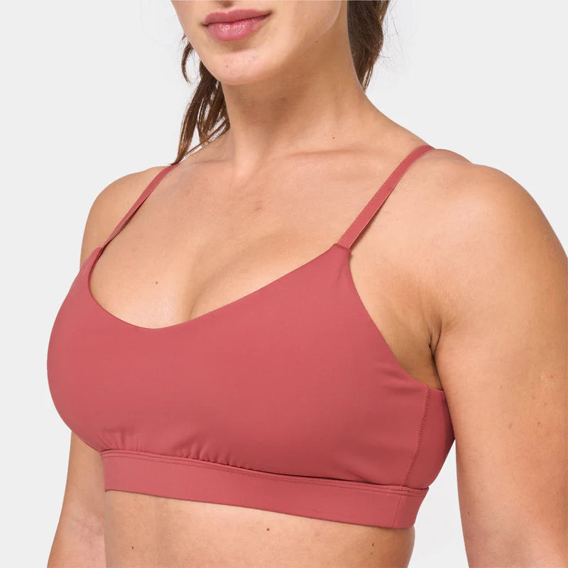 SQUATWOLF - ESSENTIAL STRAPPY BRA - MARSALA