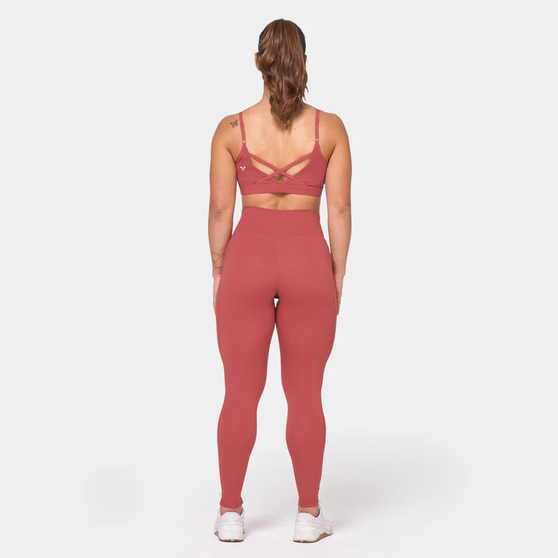 SQUATWOLF - ESSENTIAL STRAPPY BRA - MARSALA