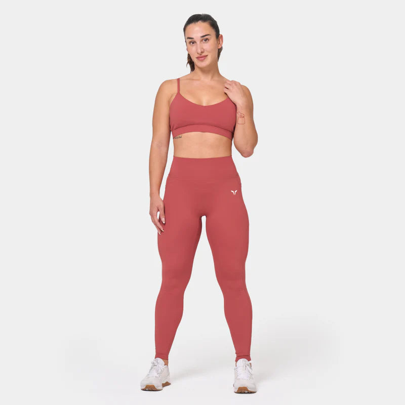 SQUATWOLF - ESSENTIAL STRAPPY BRA - MARSALA