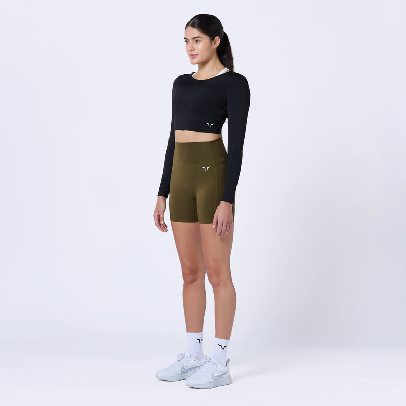 SQUATWOLF - WARRIOR CROP TOP 2.0 - BLACK