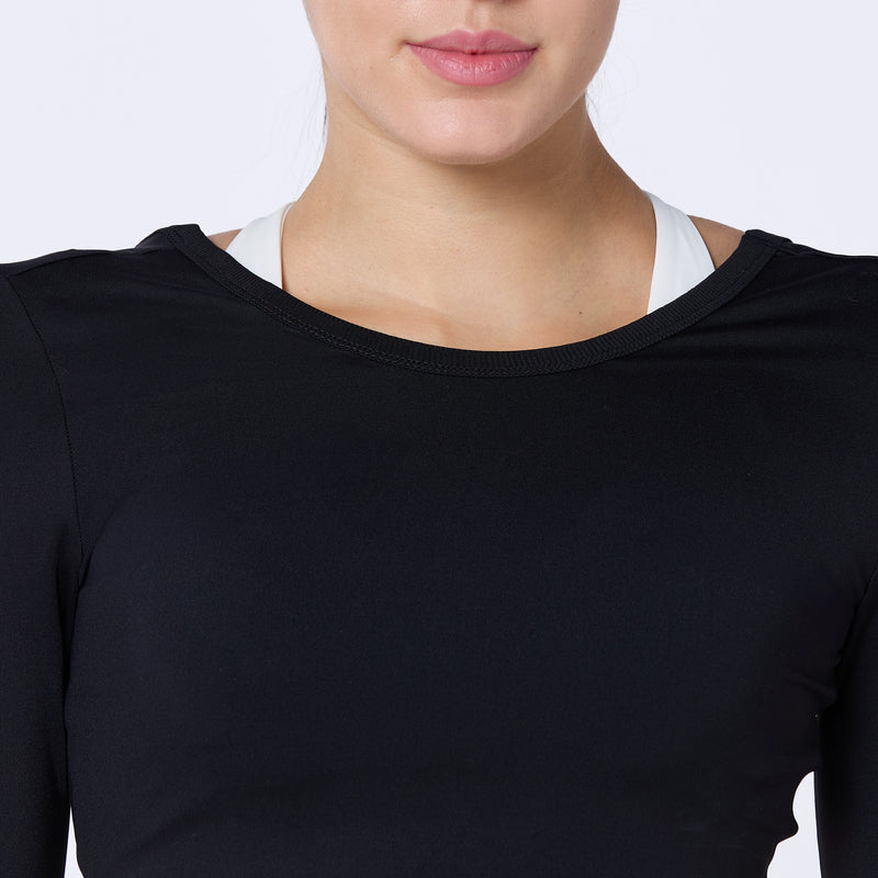 SQUATWOLF - WARRIOR CROP TOP 2.0 - BLACK