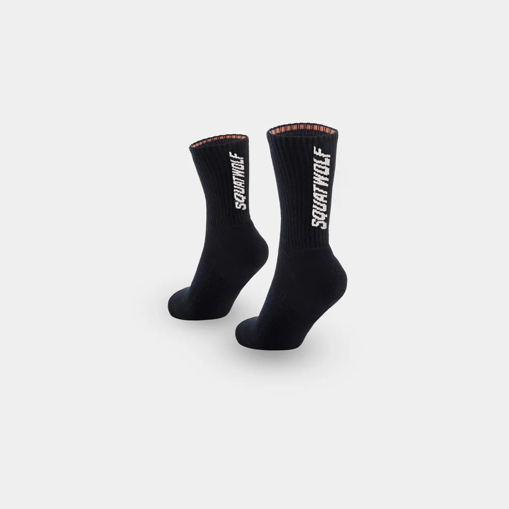 SQUATWOLF - WORDMARK CREW SOCKS 3 PACK