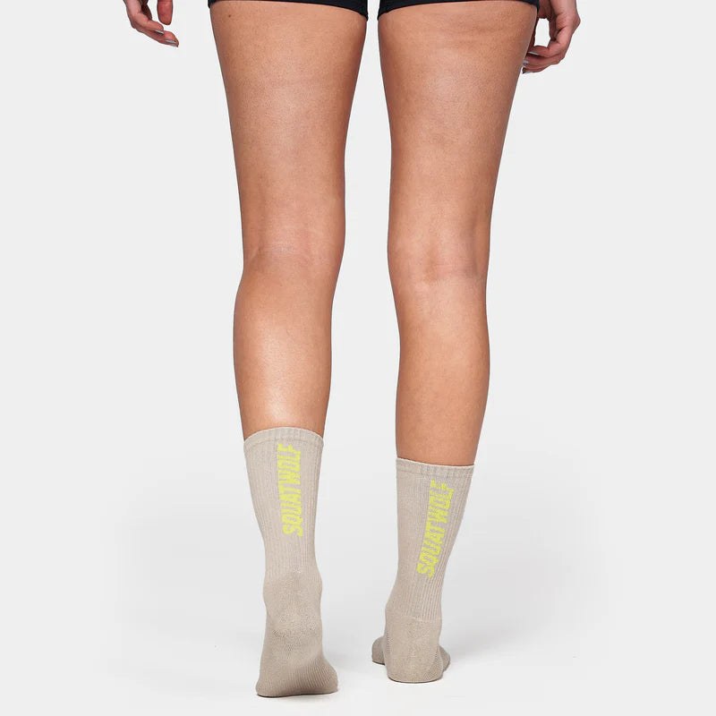 SQUATWOLF - WORDMARK CREW SOCKS 3 PACK