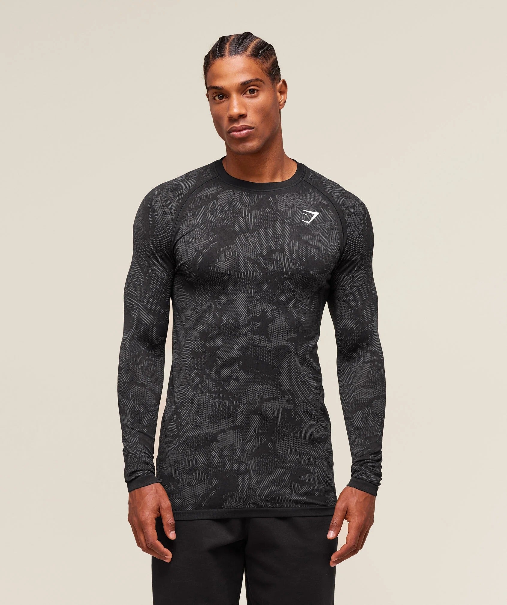 Geo Seamless Long Sleeve T-Shirt